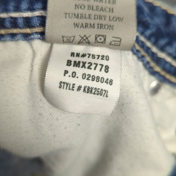 BKE Jeans Men's 31L Fits 29x32 Blue Aiden Bootcut Denim - Picture 14 of 15